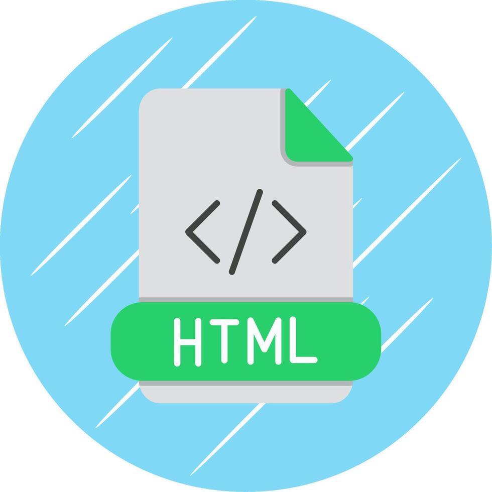 Html Flat Blue Circle Icon vector