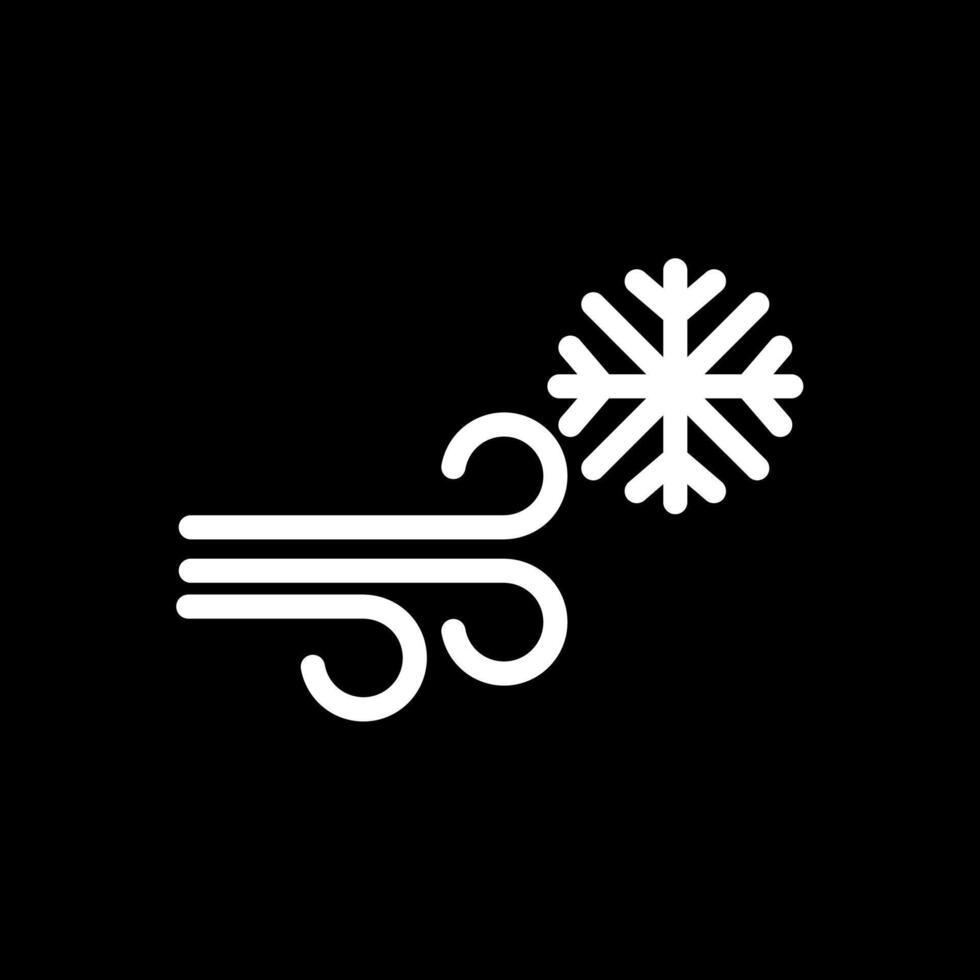 Blizzard Glyph Inverted Icon vector