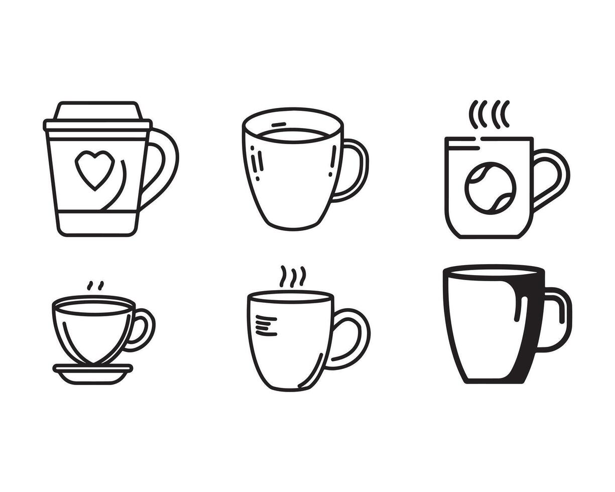 mug silhouette icon graphic logo design vector