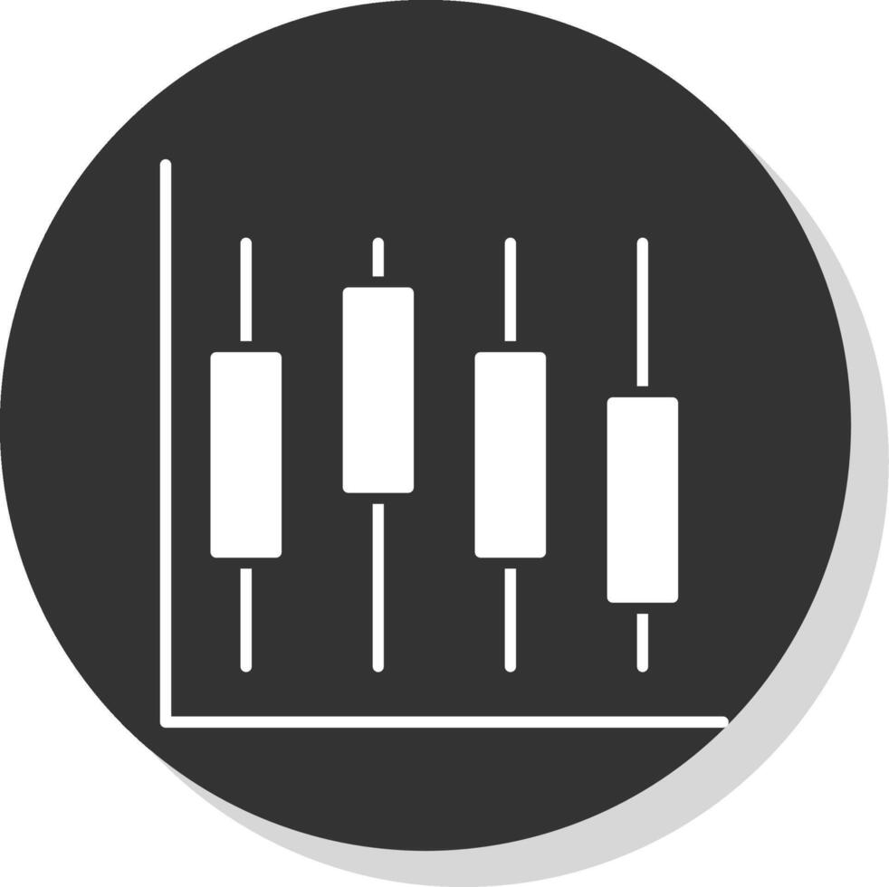 Diagram Glyph Grey Circle Icon vector