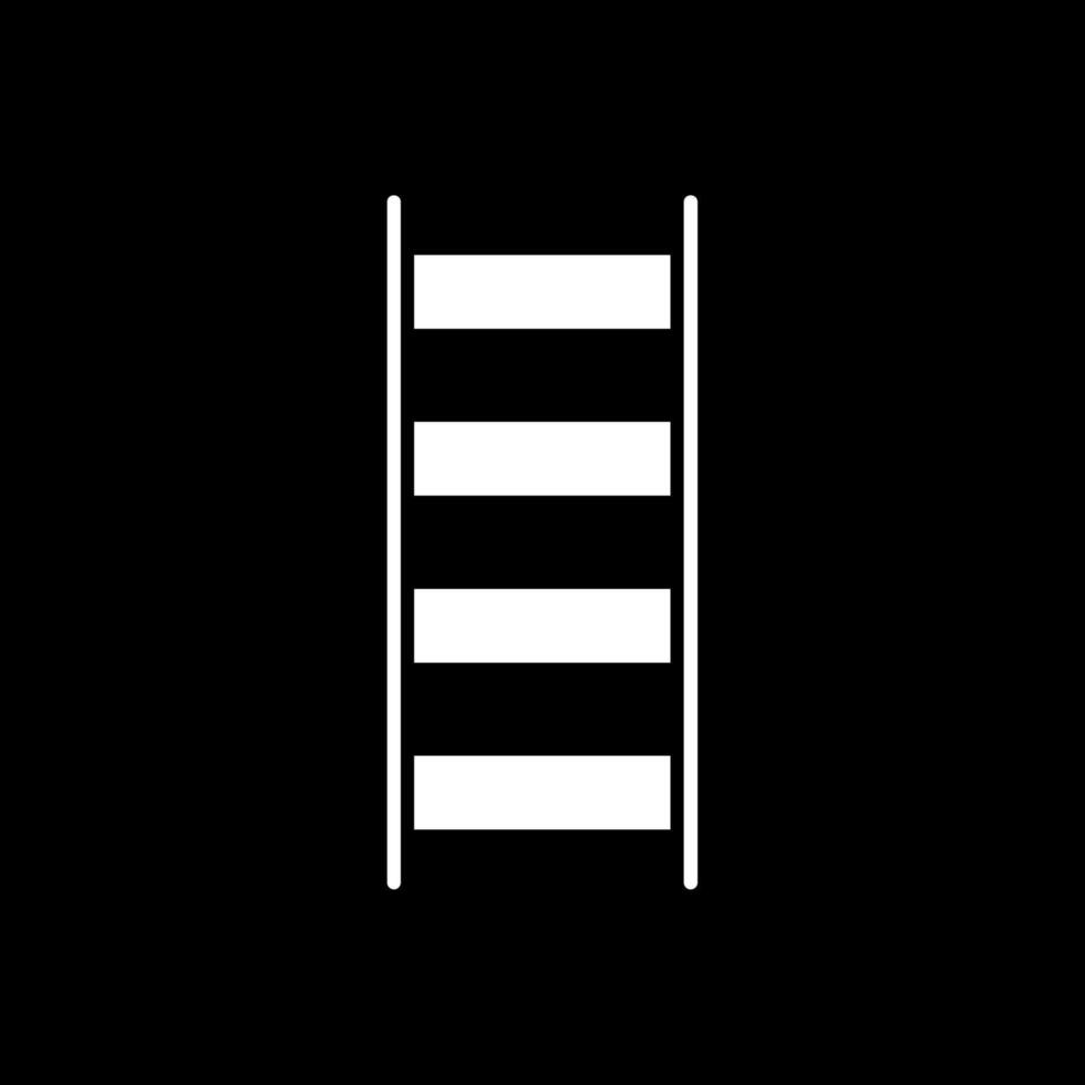 Ladder Glyph Inverted Icon vector
