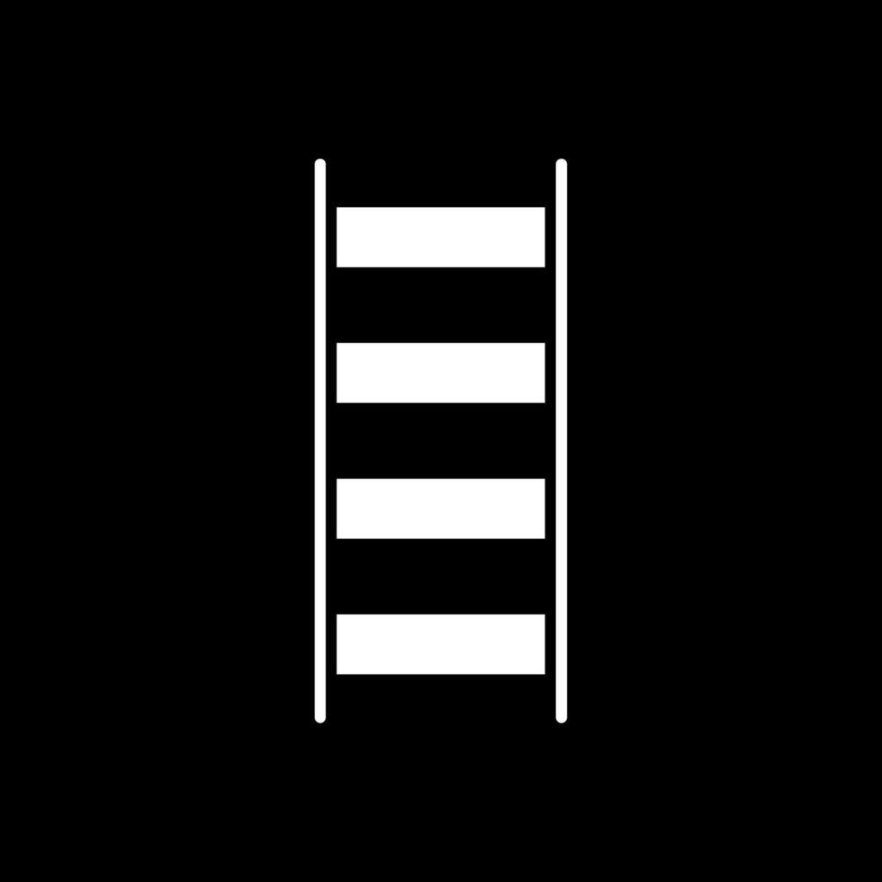 Ladder Glyph Inverted Icon vector