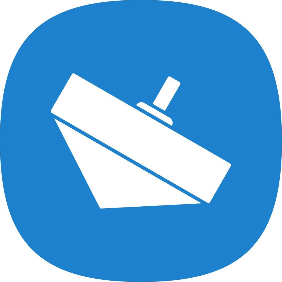 Toys Glyph Curve Icon vector