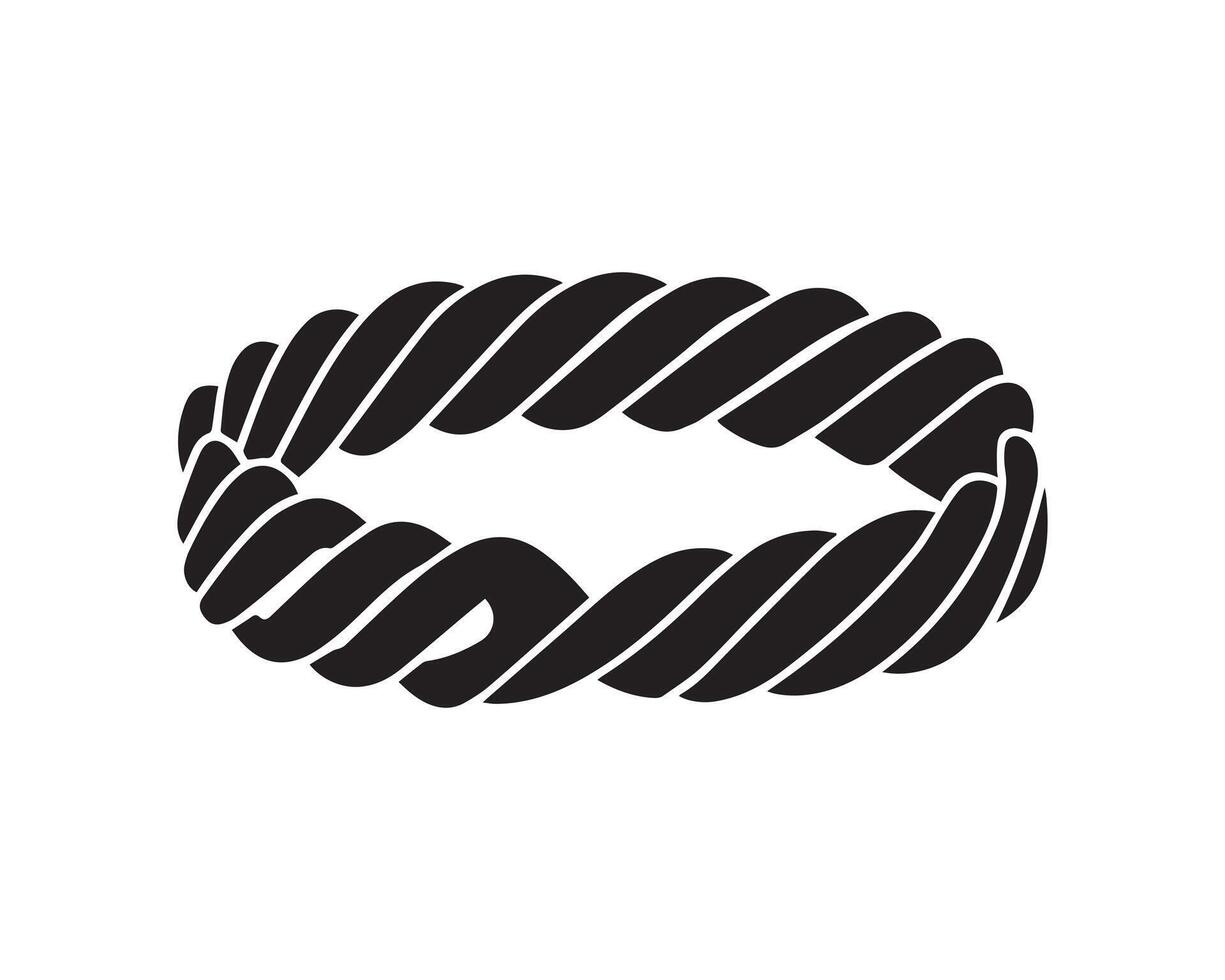 bracelet silhouette icon graphic logo design vector