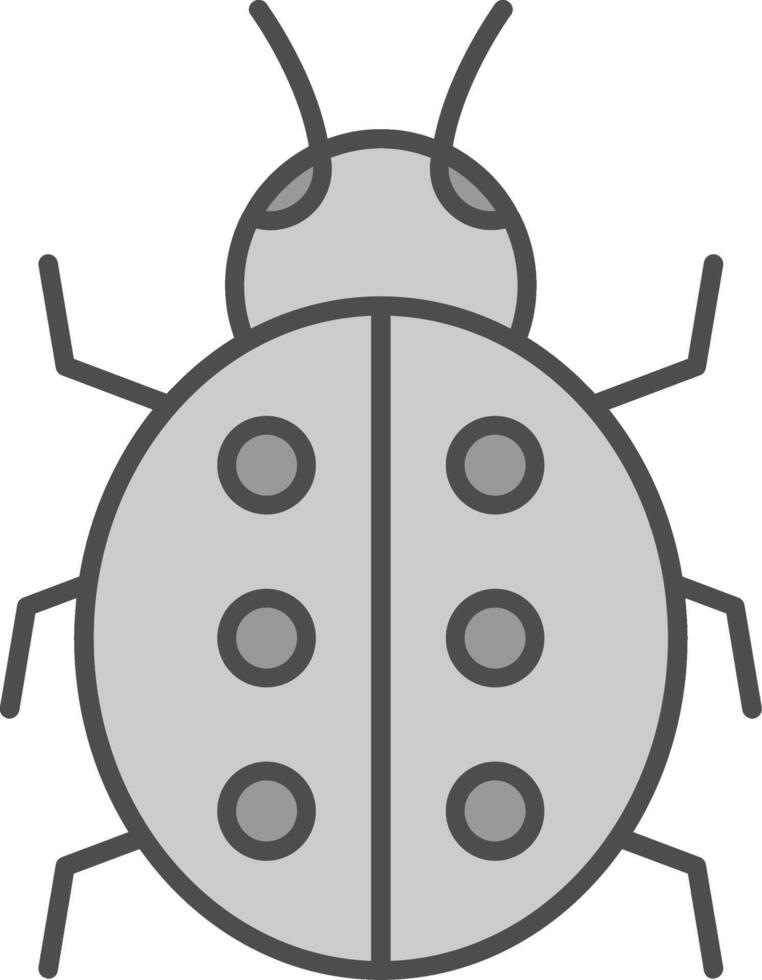 Ladybug Fillay Icon vector