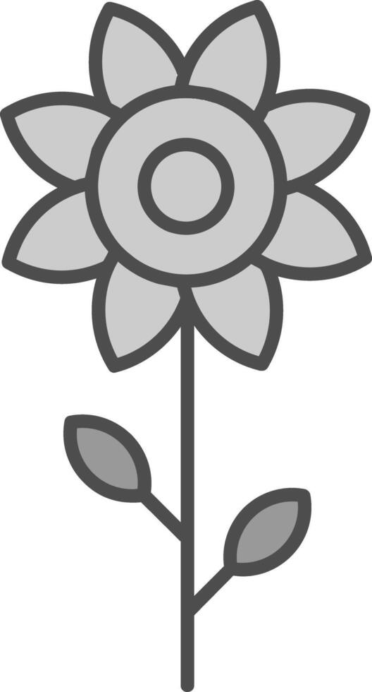 Sunflower Fillay Icon vector