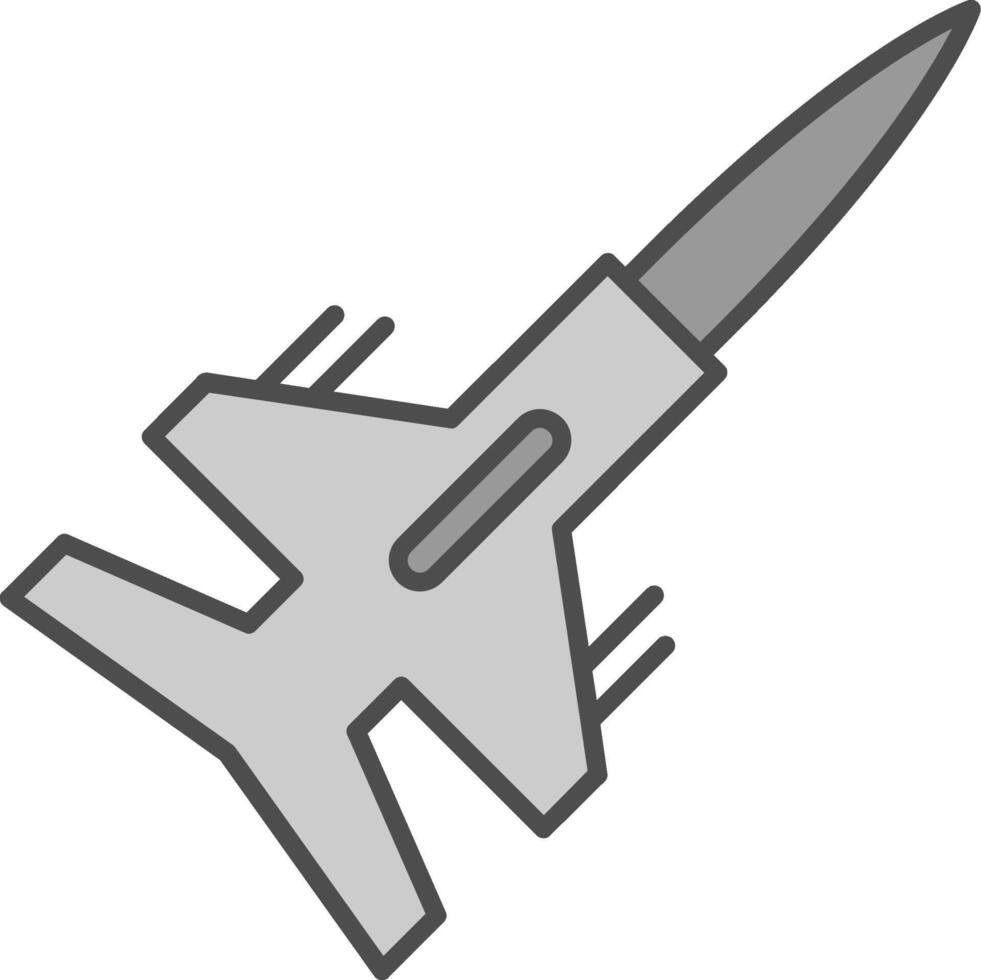 combatiente relleno icono vector