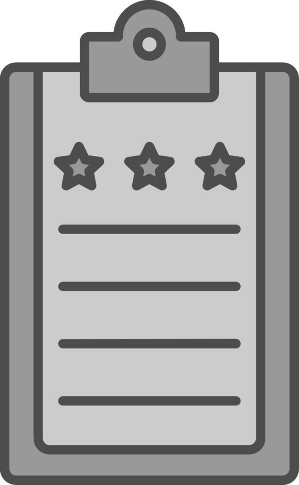Evaluation Fillay Icon vector