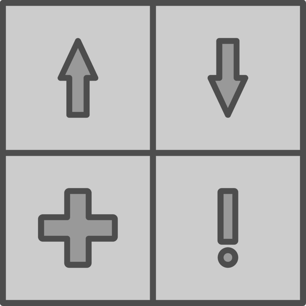 Swot Analysis Fillay Icon vector