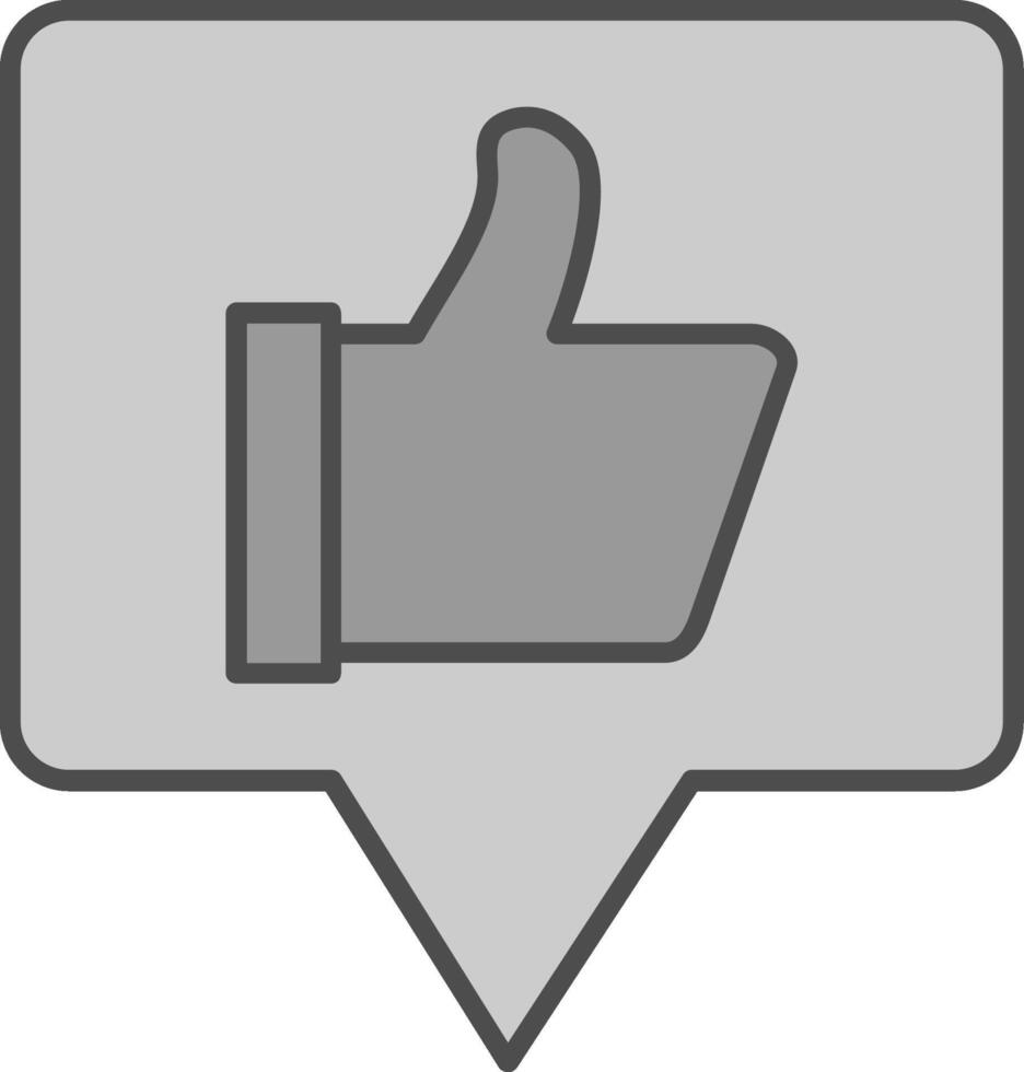 Satisfaction Fillay Icon vector