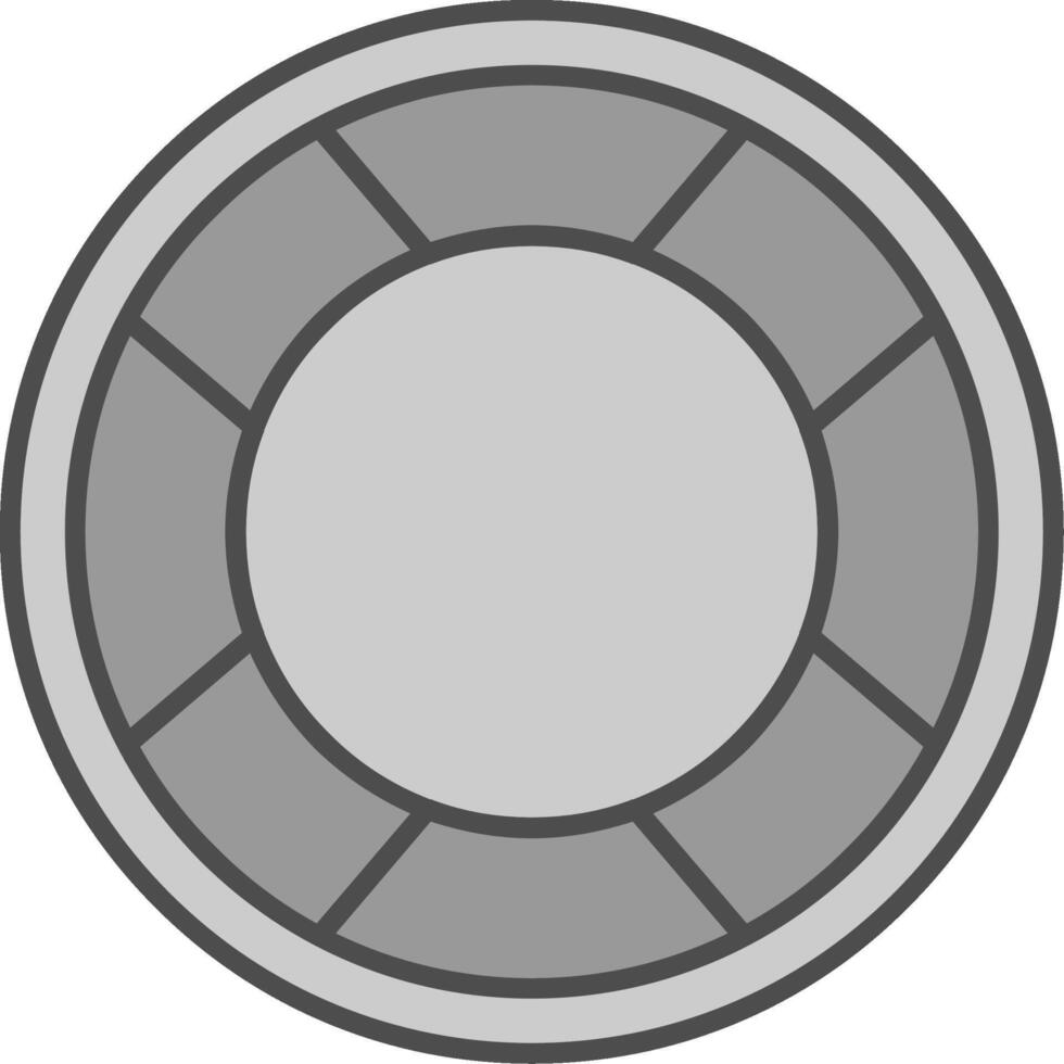 Lifebuoy Line Two Color Icon vector