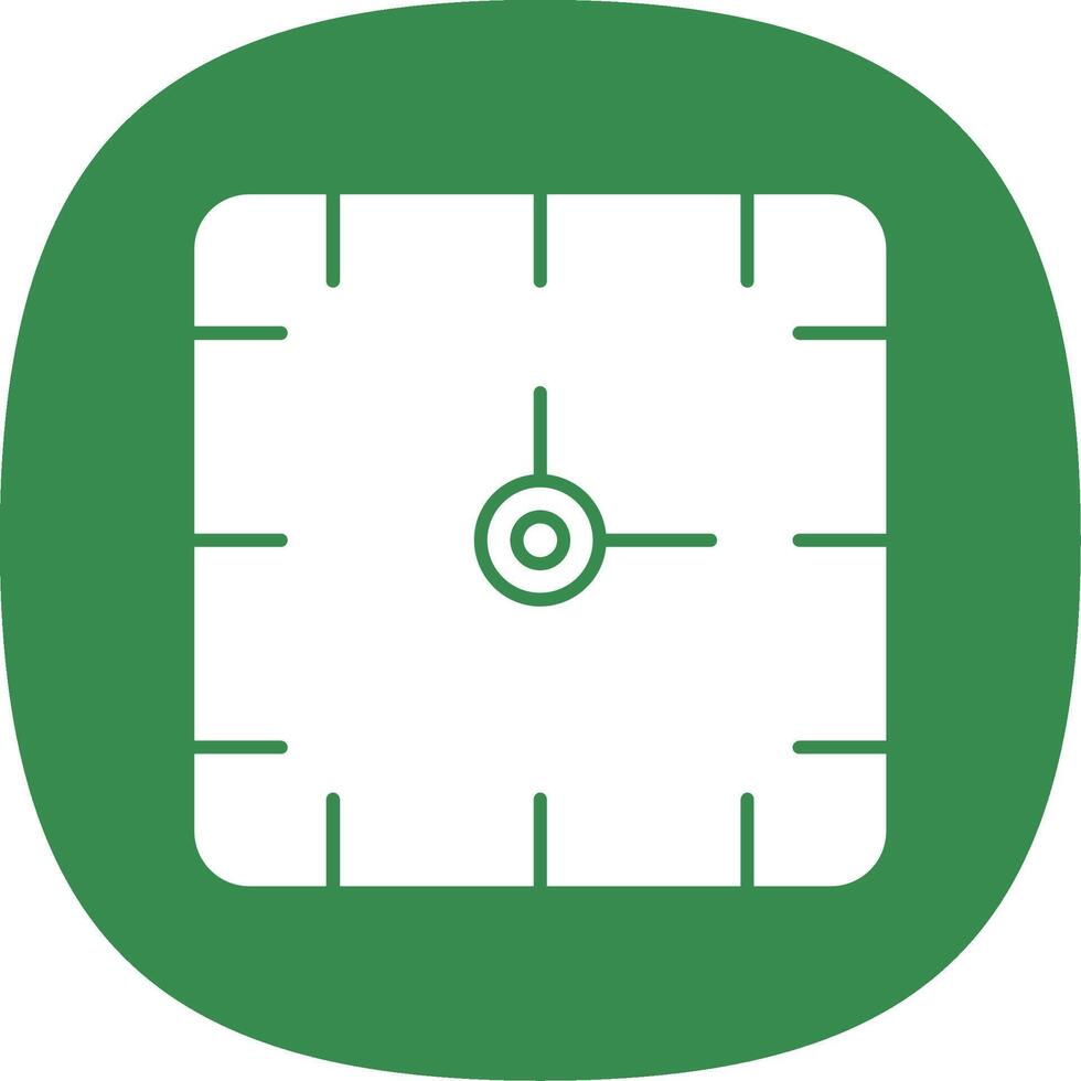 Clock Line Two Color Icon vector