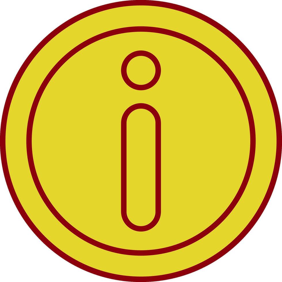 Information Line Two Color Icon vector