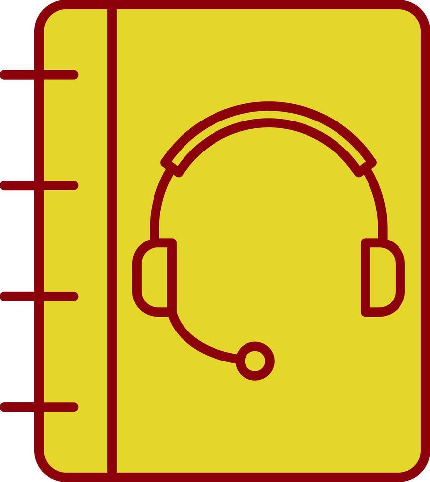 Notebook Support Line Two Color Icon vector