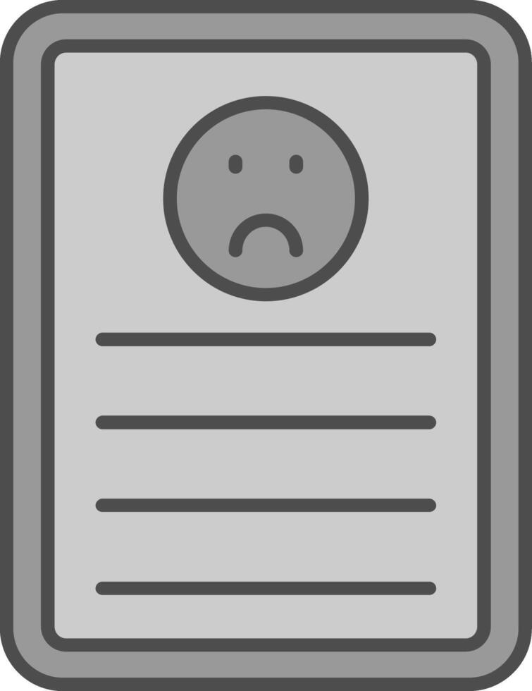 Complaint Fillay Icon vector