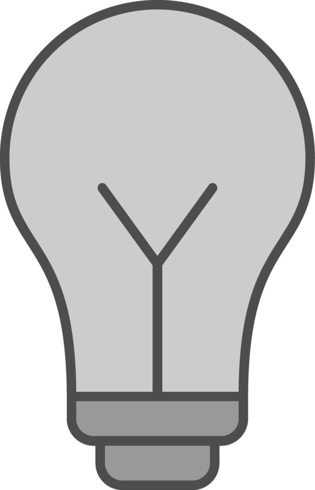 Idea Fillay Icon vector