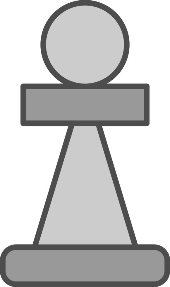 Pawn Fillay Icon vector