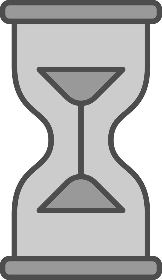Hourglass Fillay Icon vector