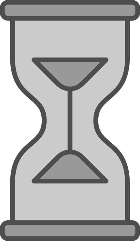 Hourglass Fillay Icon vector