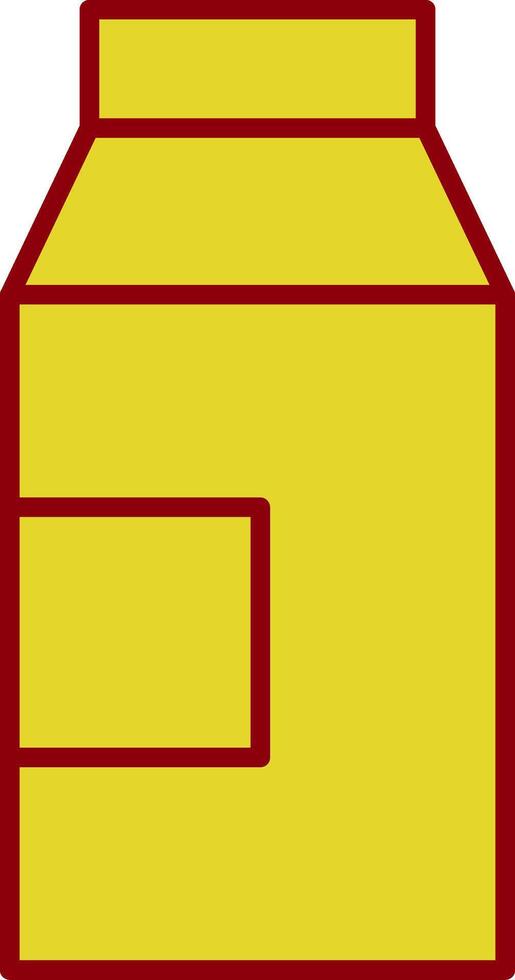 Milk Line Two Color Icon vector