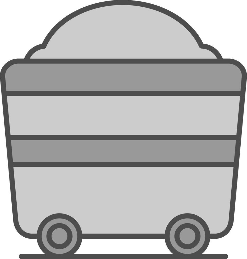 Wagon Fillay Icon vector