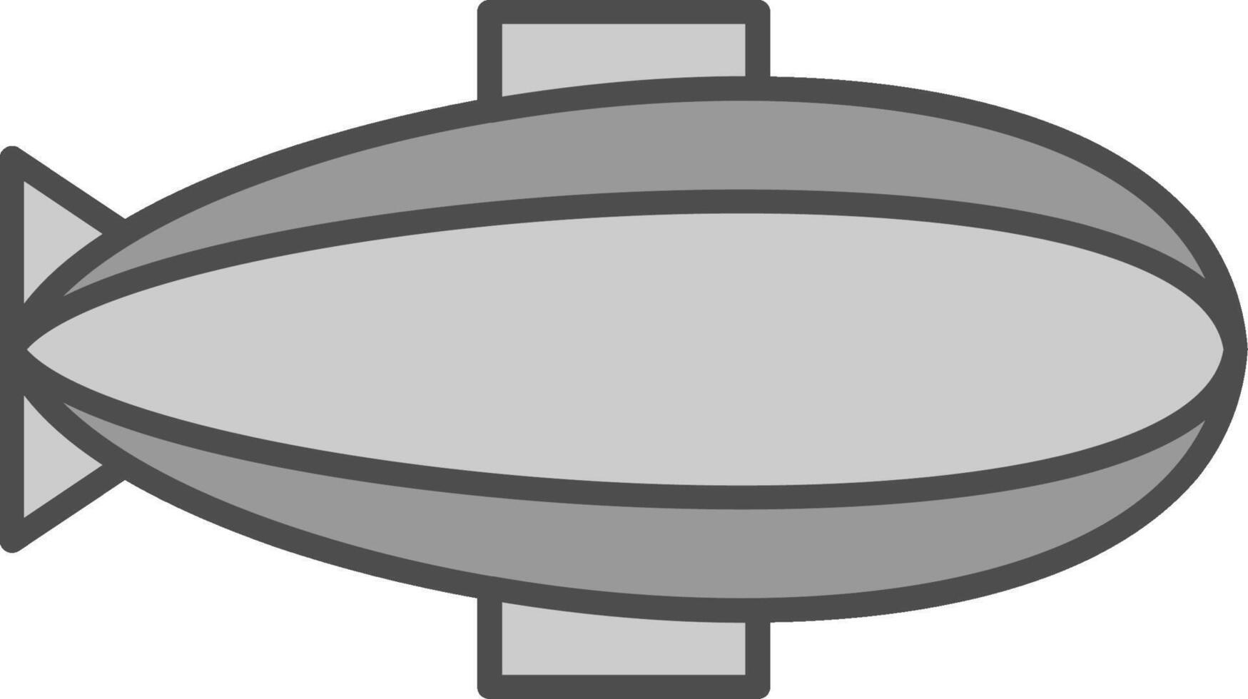 Zeppelin Fillay Icon vector