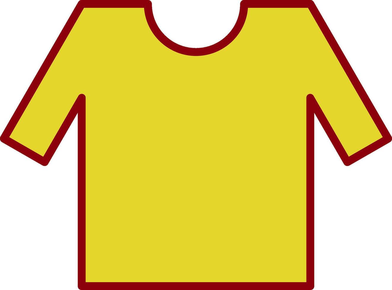Shirt Line Two Color Icon vector