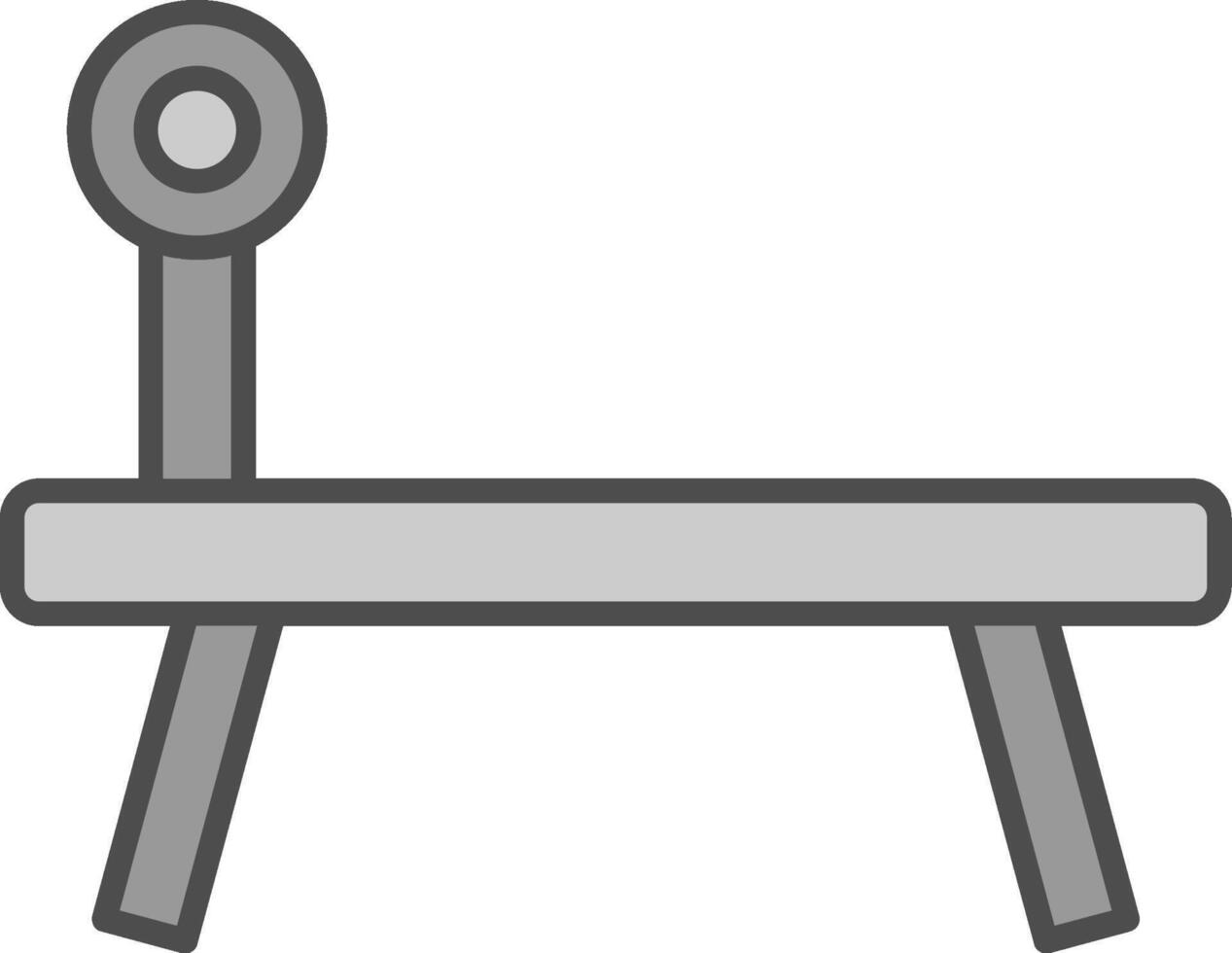 Bench Press Fillay Icon vector