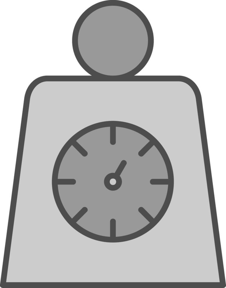 Weight Fillay Icon vector