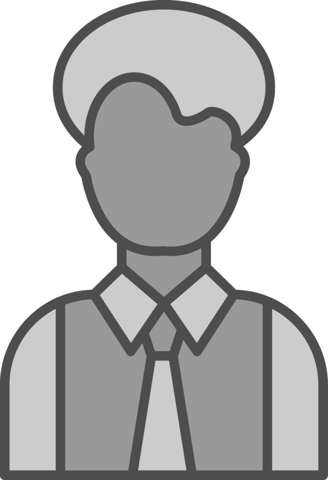 Person Fillay Icon vector