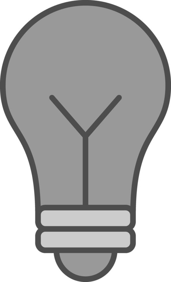 Bulb Fillay Icon vector