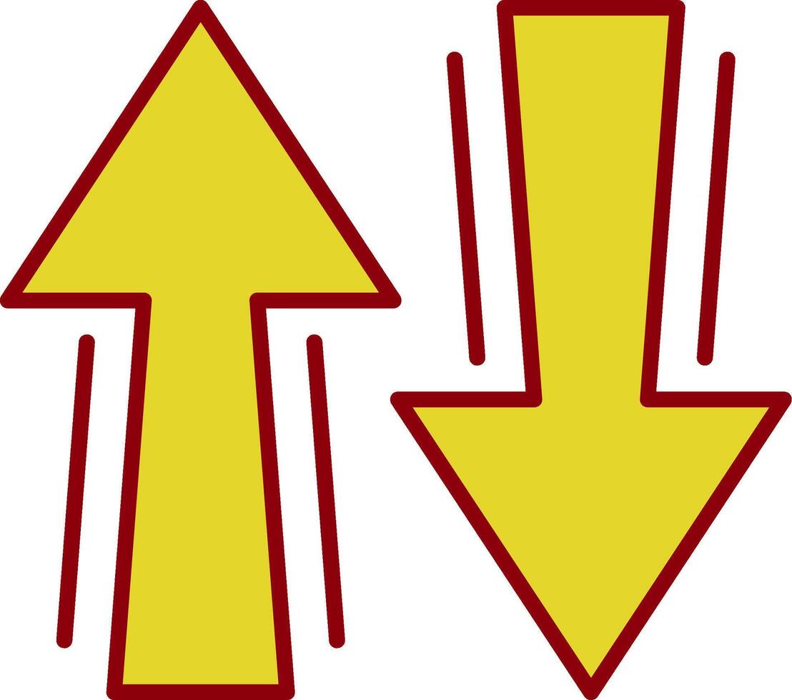 Sign Line Two Color Icon vector