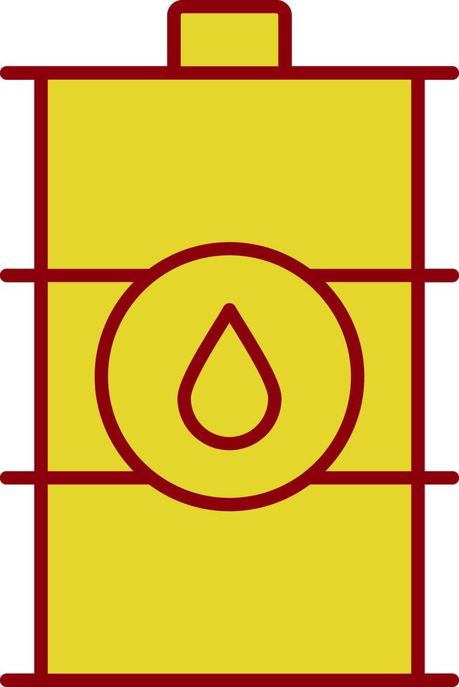 Barrel Line Two Color Icon vector
