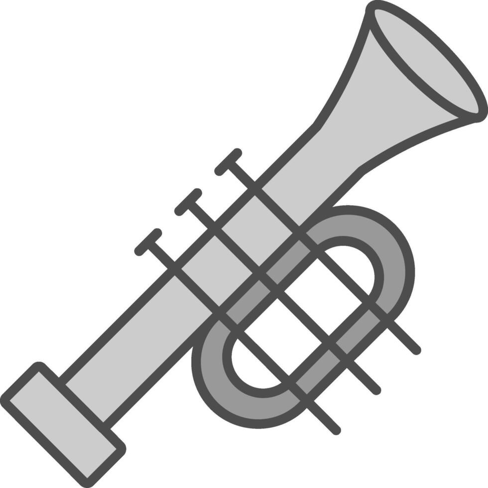 Trumpet Fillay Icon vector