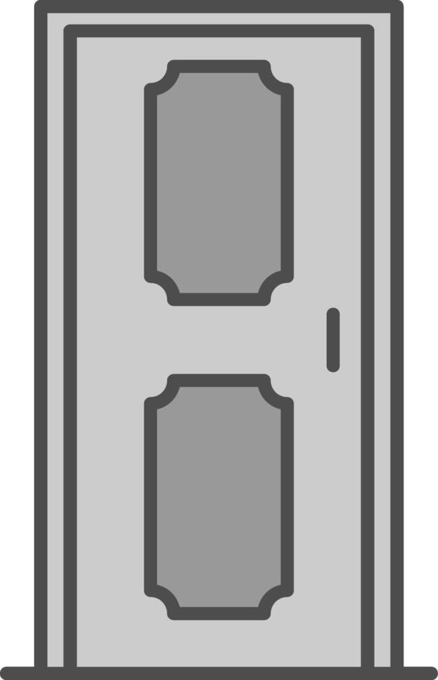 Door Fillay Icon vector