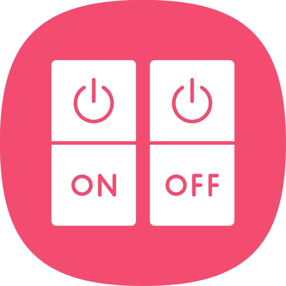 Switch Line Two Color Icon vector