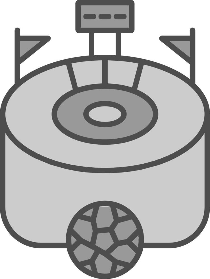 Stadium Fillay Icon vector