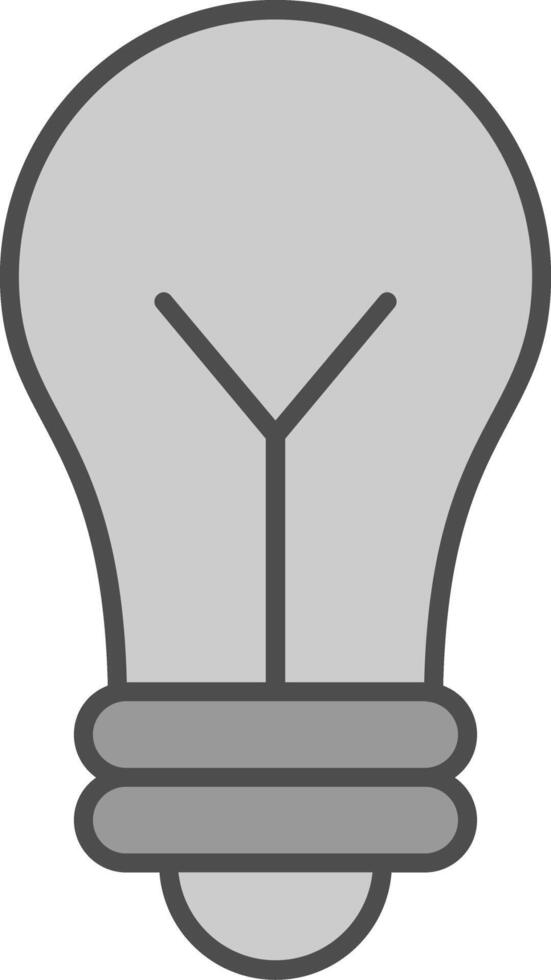 Idea Fillay Icon vector