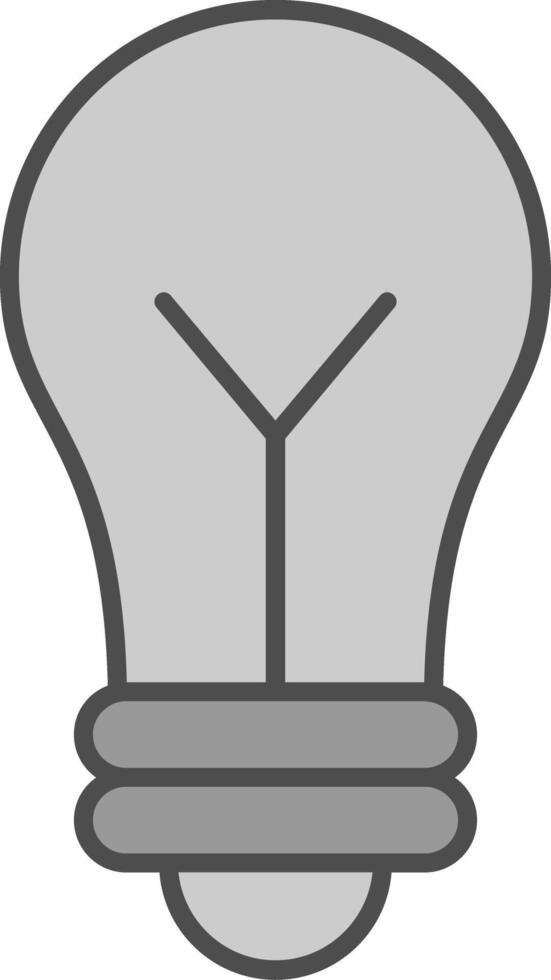 idea relleno icono vector