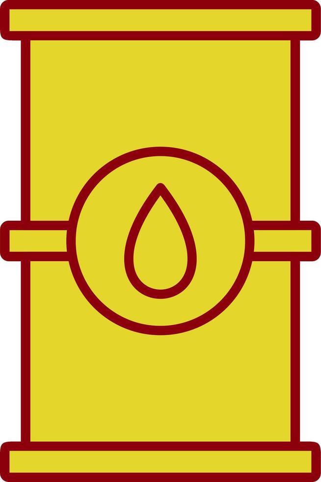 Barrel Line Two Color Icon vector