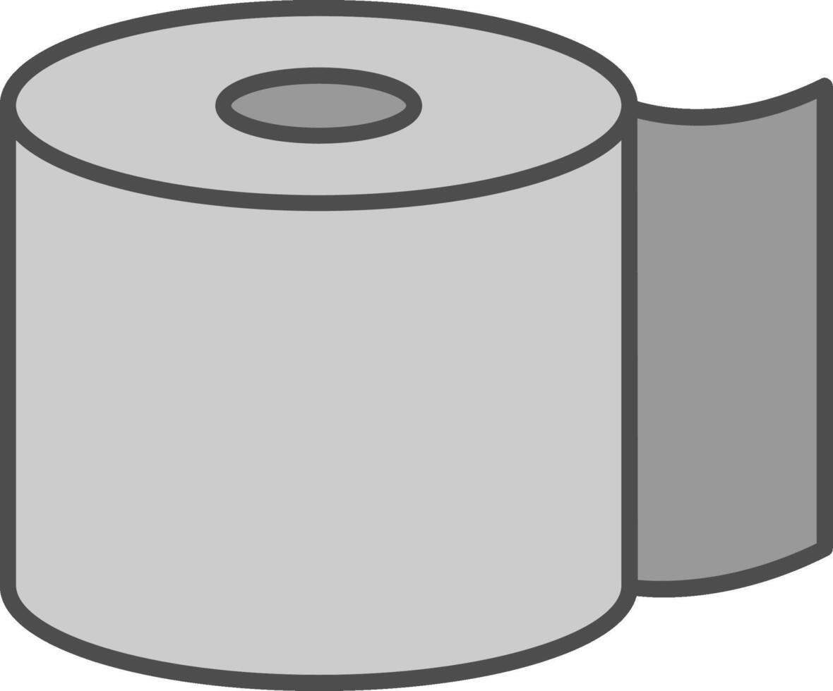 Toilet Paper Fillay Icon vector