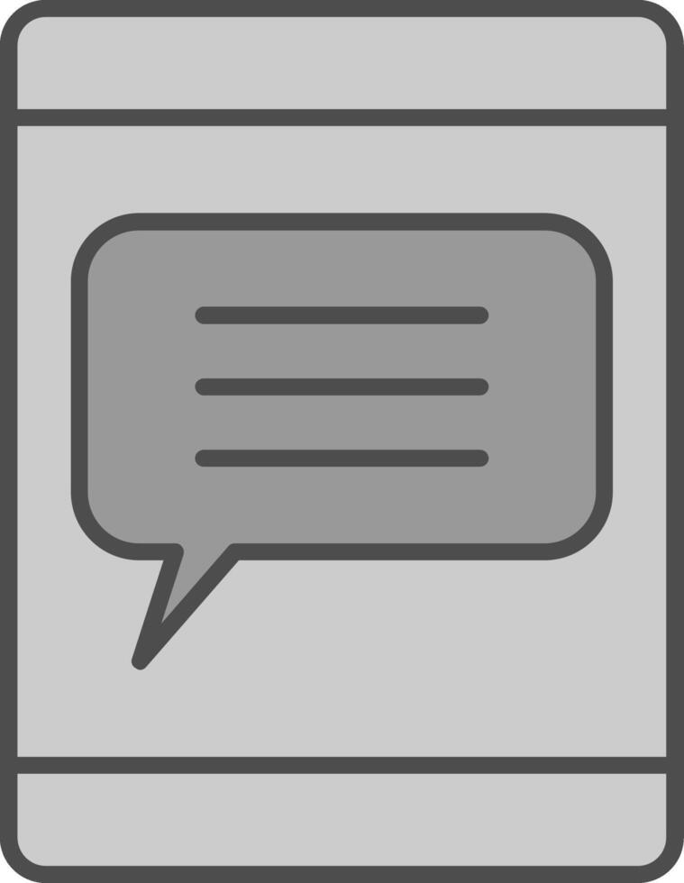 Communication Fillay Icon vector