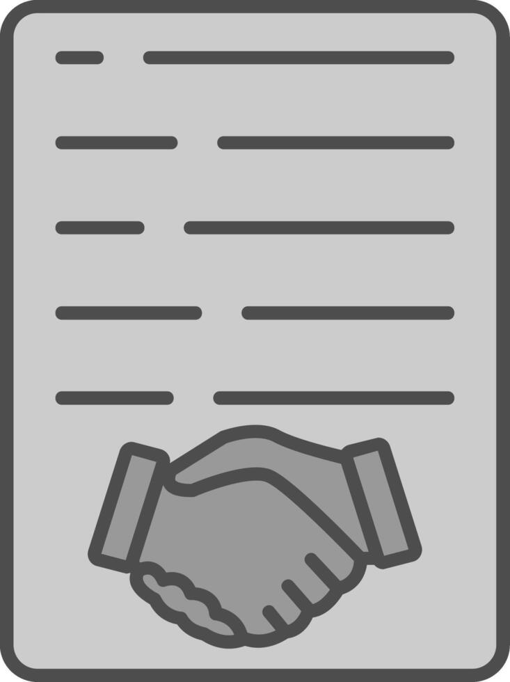 Handshake Fillay Icon vector
