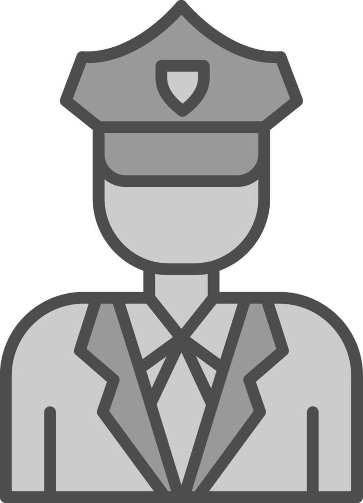 Police Fillay Icon vector