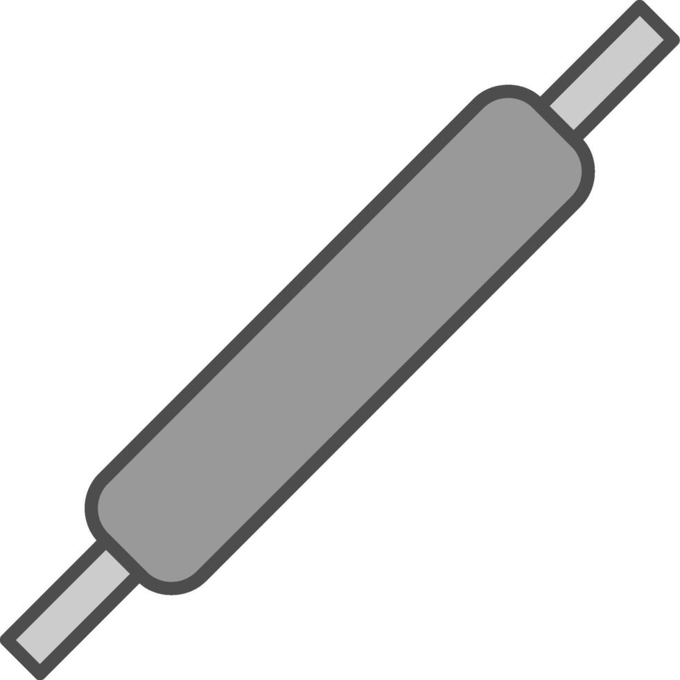 Rolling Pins Fillay Icon vector