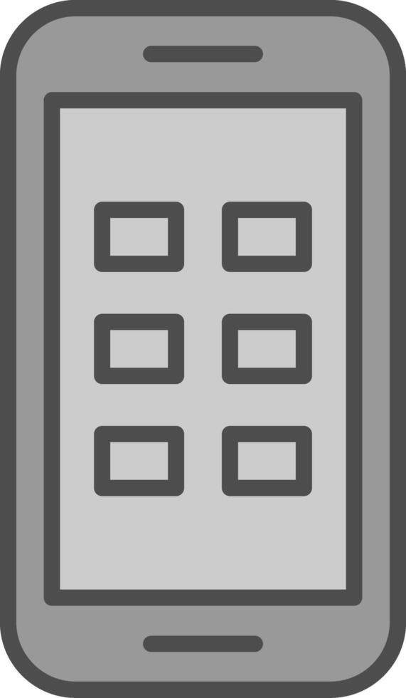 Phone Fillay Icon vector