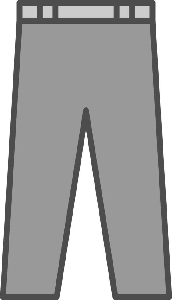 Trousers Line Two Color Icon vector