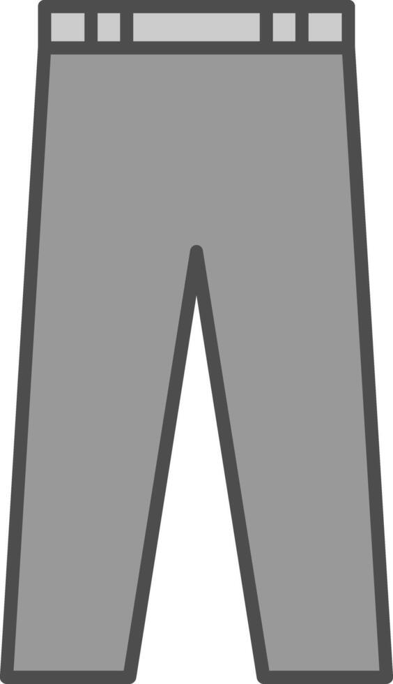 Trousers Line Two Color Icon vector