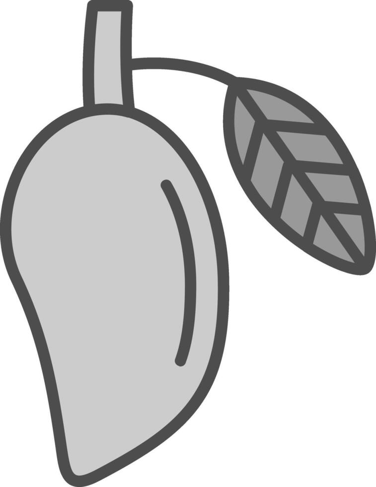 mango relleno icono vector