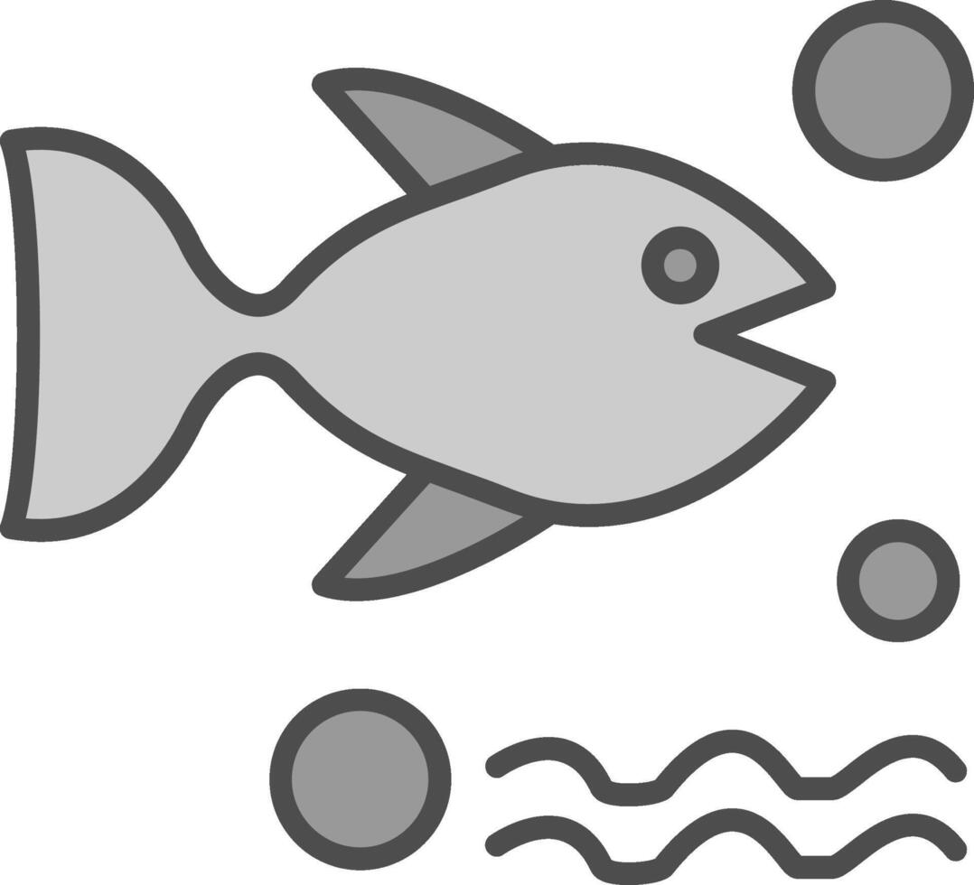 Seafood Fillay Icon vector